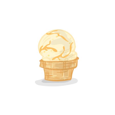 ice cream bingsu dessert drawing graphic objectのイラスト素材