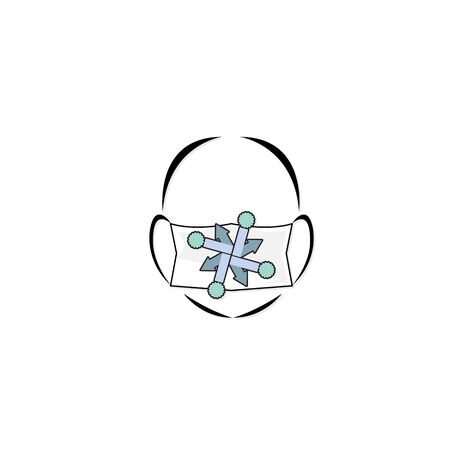 icon sign symbol mask protection graphicのイラスト素材