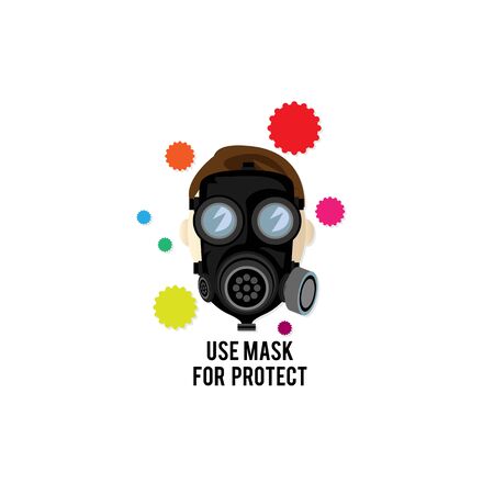 icon sign symbol mask protection graphicのイラスト素材