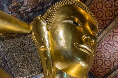 Reclining Buddha in Wat Pho Temple, Bangkok, Thailand, Asia