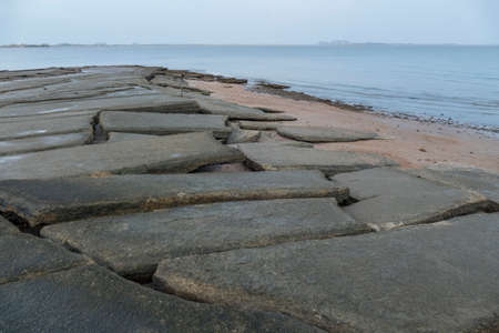 Shell Cemetery (Susan Hoi), Krabi, Thailand, Asiaの写真素材