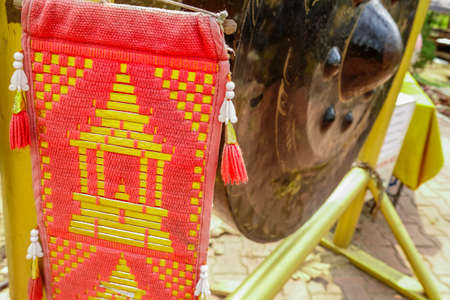 Wat Jadeeloung, Chiang Saen, Northern Thailand, Thailand, Asiaの写真素材