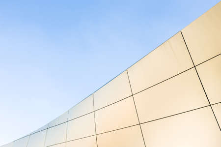 modern wallの写真素材