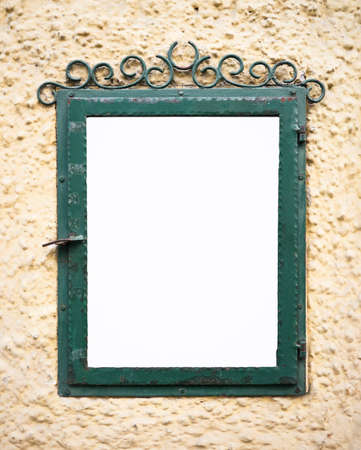 blank window display at a store - nice background with space for textの写真素材