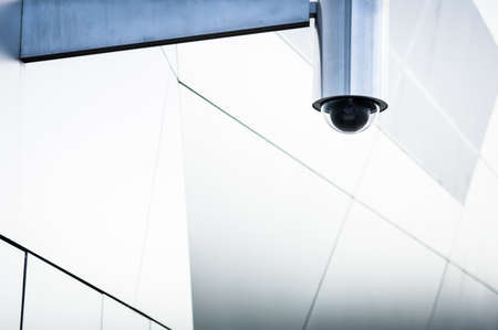 modern security camera - close-up