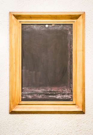 empty black board (menu board) at a restaurant - nice backgroud with space for text