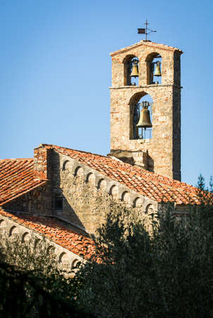 beautiful old church in italyの写真素材