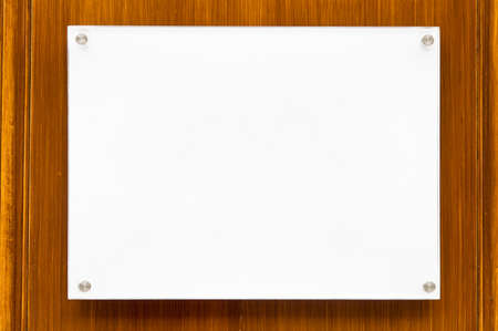 blank sign at a wall - nice background with space for text