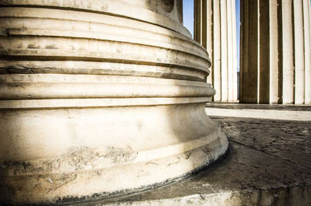 beautiful old column - closeupの写真素材