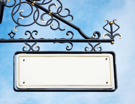 beautiful old store signの写真素材