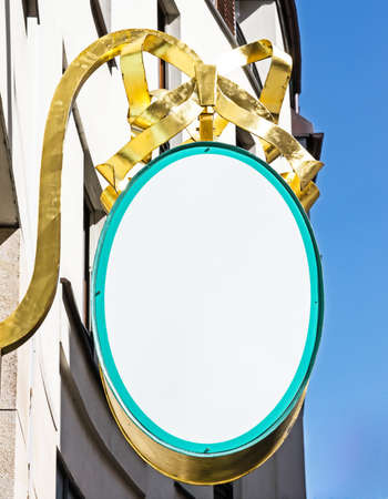 beautiful old store signの写真素材