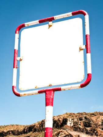 old blank signの写真素材