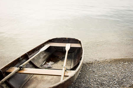 old rowboatの写真素材