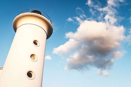 lighthouse at the northseaの写真素材