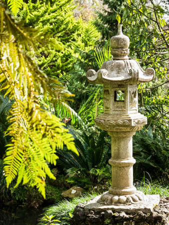 typical antique japanese stupaの写真素材