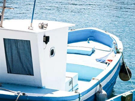 old trawler at a portの写真素材