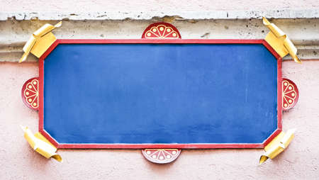 old blank sign  - nice background with space for textの写真素材