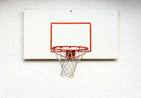 basketball hoop at a backyard