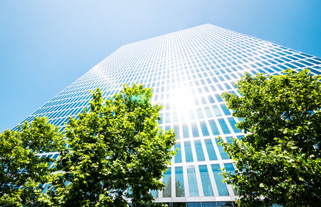 modern office building in berlin - germanyのeditorial素材