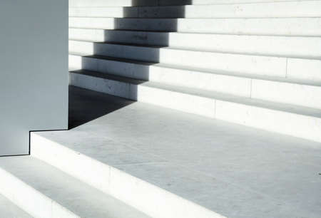 steps at an old staircaseの写真素材