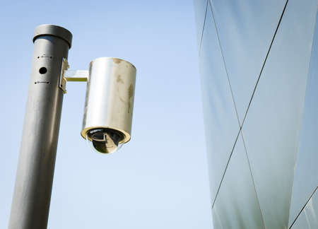 modern security camera - close-up