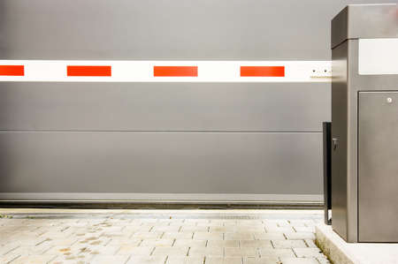security barrier at a garageの写真素材