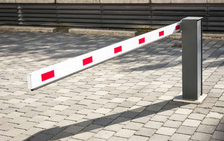 security barrier at a garage