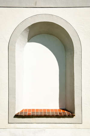 arch at a historic building - nice backgroundの写真素材