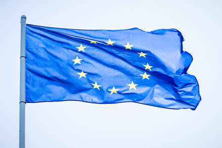 modern european flag  - photoの写真素材