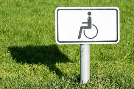 disabled sign at a park