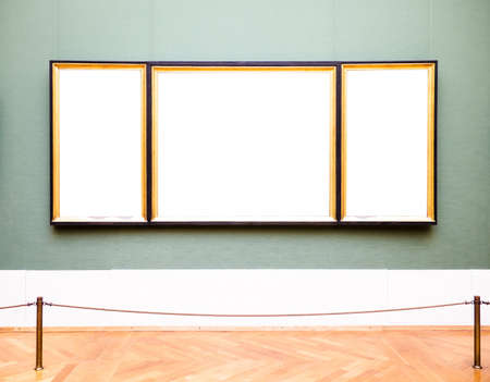 beautiful old picture frames - copy spaceの写真素材