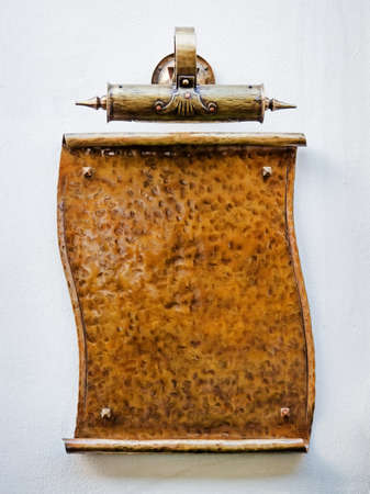 old blank sign  - nice background with space for textの写真素材