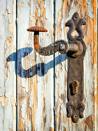 beautiful old doorknob - close upの写真素材