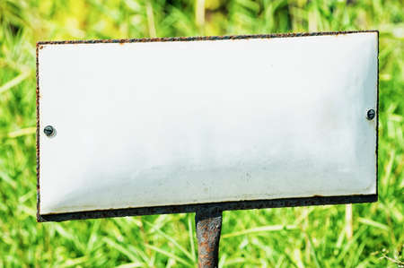 blank sign with space for textの写真素材