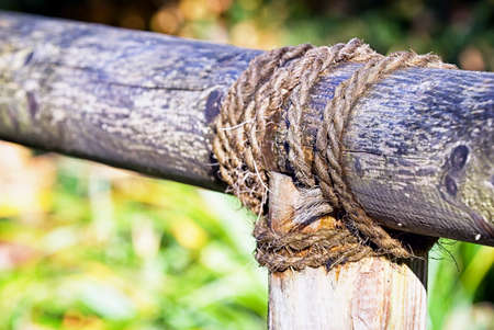close up of an old fenceの写真素材