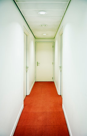 corridor at an office buildingのeditorial素材