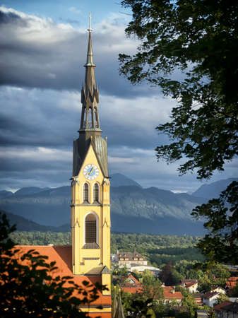 famous bavarian church in bad toelz