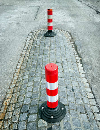 pole of a security barrierの写真素材