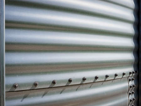 corrugated steel の写真素材
