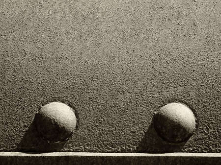 rusty iron background with rivets