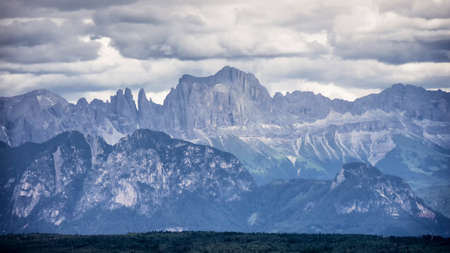 Tre Cime Di Lavaredo at the dolomiti mountains in italyの写真素材