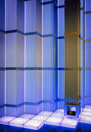 model of a nuclear power station