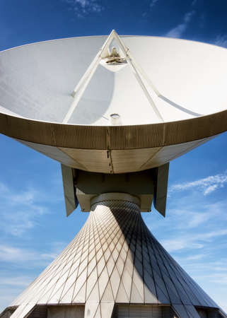 modern satellite dish - radio telescopeの写真素材