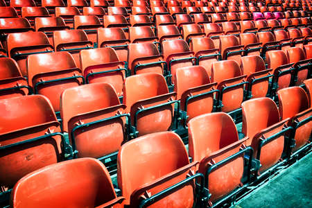 rows of chairs - outdoors 