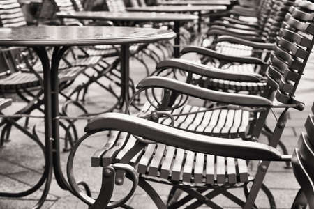 sidewalk cafe - table and chair