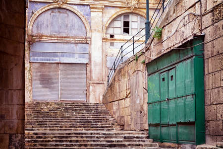 old store front - nice facadeの写真素材