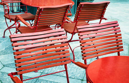 sidewalk cafe - table and chair
