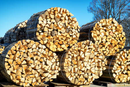firewood at a farm - nice background