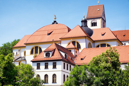 old town of fuessen - germanyのeditorial素材