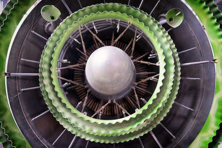 modern turbine at a plane
